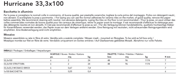 Hurricane Decoro Peak Sand 33,3x100 Armonie