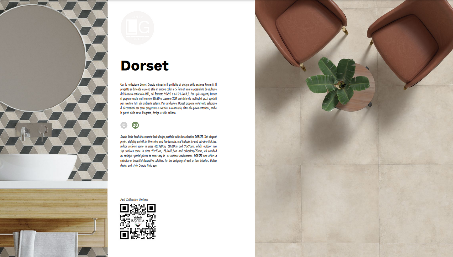 Dorset Graphite 90x90 Savoia Italia