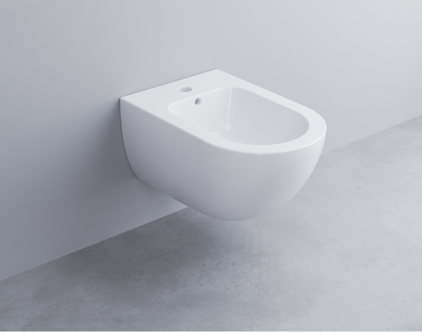 Bidet Enjoy Bianco Lucido Sospeso Ceramica Cielo