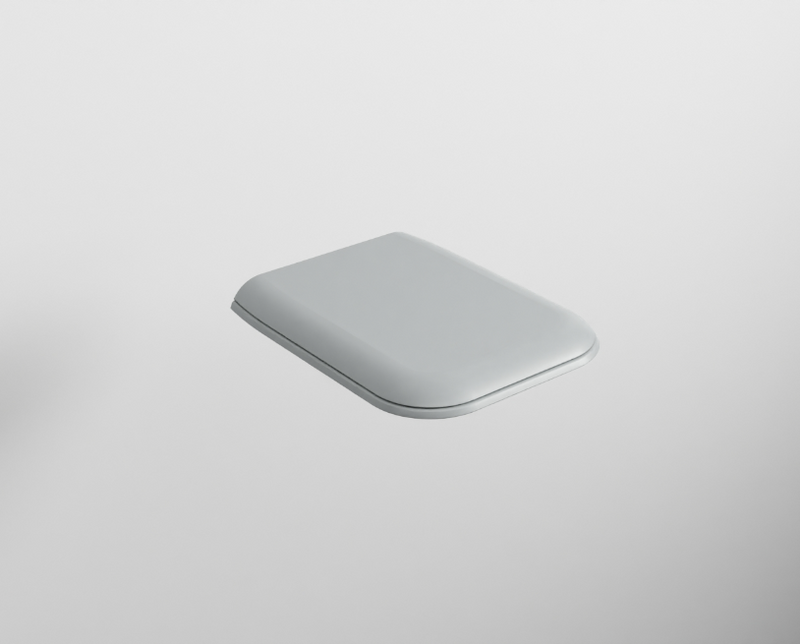 Coprivaso Shui Comfort soft close Ceramica Cielo bianco lucido
