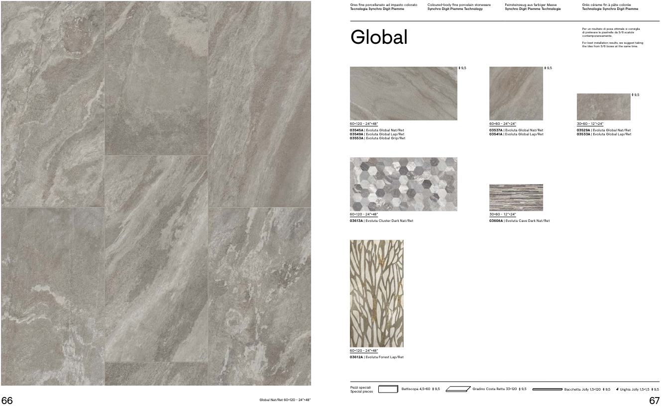 Evoluta Global Nat. Rett 60x120 Ceramiche Piemme