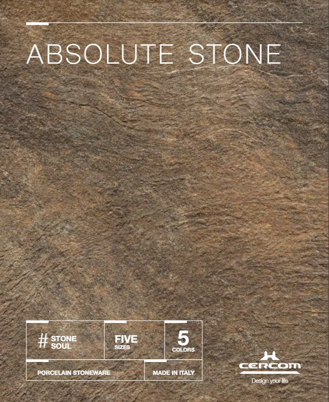 Absolute Stone Clay 30x60 Cercom Ceramiche