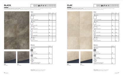 Absolute Stone Clay 60x60 Cercom Ceramiche