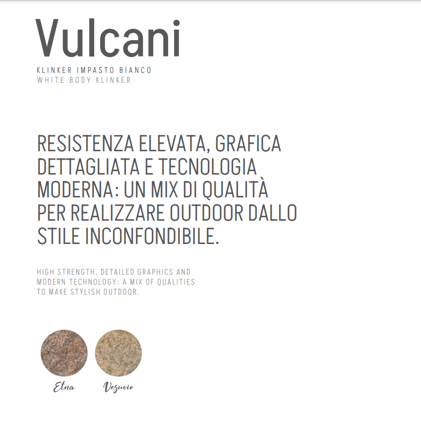 Klinker Vulcani Etna 30,6x30,6 Domus Linea