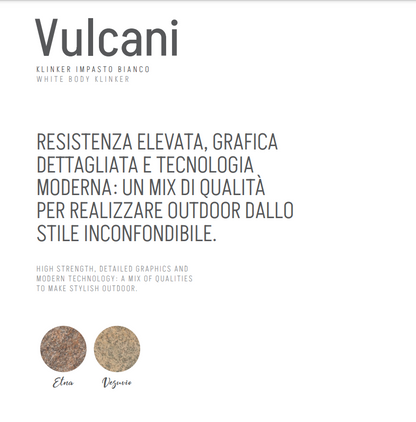 Klinker Vulcani Etna 30,6x30,6 Domus Linea