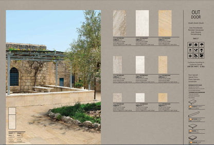 Out Door Cream 30x60 R11 Ceramica Euro