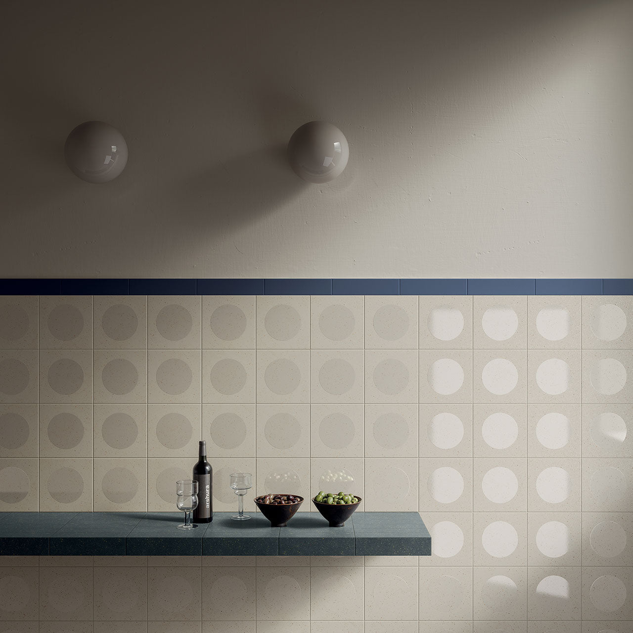 FOREVER COLOR MATTE FINISH BLACK 6X25 CIR CERAMICHE