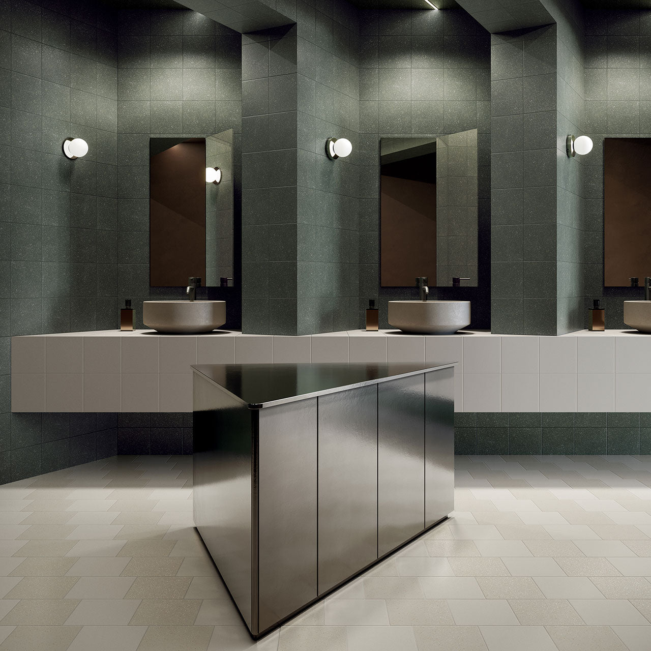 FOREVER COLOR PEPPER IVORY 20X20 CIR CERAMICHE