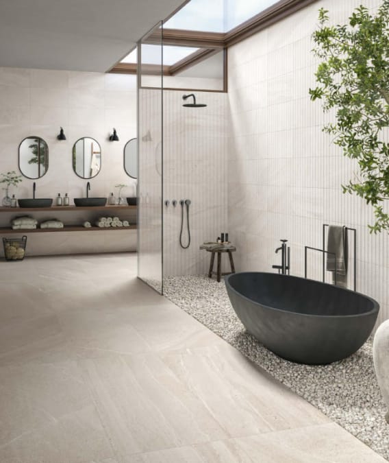 JOURNEY FLUTE SAREK NATURALE RETTIFICATO 30X60 - CERAMICHE PIEMME 04741