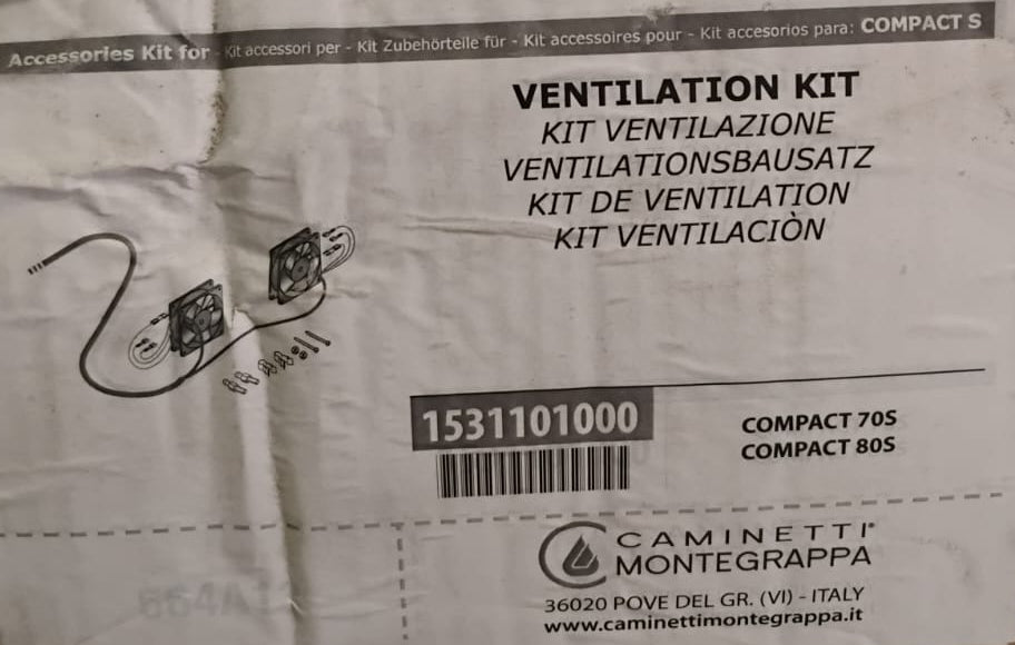 KIT VENTILAZIONE COMPACT 70S 80S CAMINETTI MONTEGRAPPA