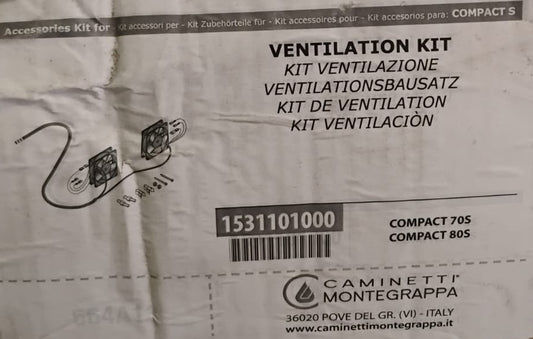 KIT VENTILAZIONE COMPACT 70S 80S CAMINETTI MONTEGRAPPA