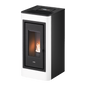 Kobe Plus 11 Metallo Bianco Stufa a Pellet 10,5 Kw Canalizzata Ad Aria CADEL