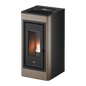 Kobe Plus 11 Metallo Light Bronze Stufa a Pellet 10,5 Kw Canalizzata Ad Aria CADEL