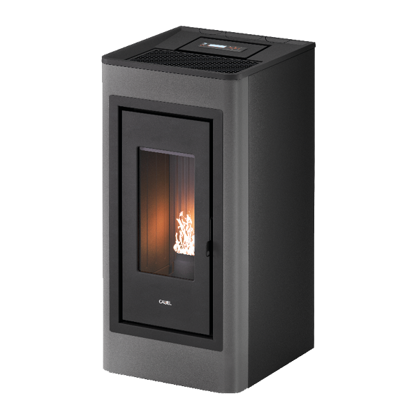 Kobe Plus 11 Metallo Titanium Stufa a Pellet 10,5 Kw Canalizzata Ad Aria CADEL