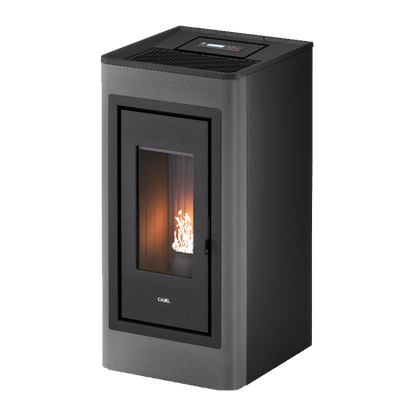 Kobe Plus 11 Metallo Titanium Stufa a Pellet 10,5 Kw Canalizzata Ad Aria CADEL