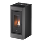 Kobe Plus 11 Metallo Titanium Stufa a Pellet 10,5 Kw Canalizzata Ad Aria CADEL