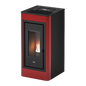 Kobe Plus 11 Metallo Rosso Stufa a Pellet 10,5 Kw Canalizzata Ad Aria CADEL
