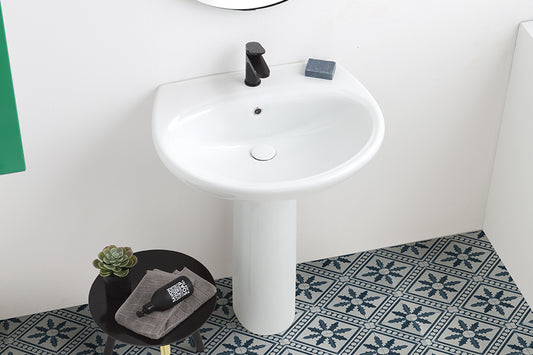 YOUNG LAVABO CM.67 MONOFORO BIANCO OPERA