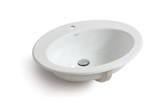 Sole Lavabo da incasso Soprapiano cm. 62X52 Opera