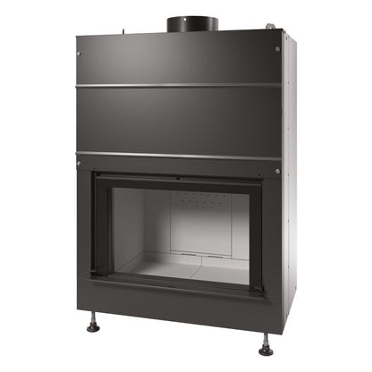 Termocamino a Legna Idro LIGHT 80-27S Caminetti Montegrappa 25,4 kW