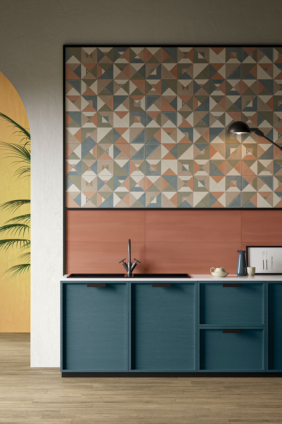 Palette Decor Mix 30x90 Rettificato Ceramica Euro