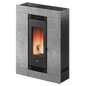 Luce Plus 9 Up-Twin Pietra Serpentino Stufa a Pellet 8,5 Kw Canalizzata Ad Aria CADEL