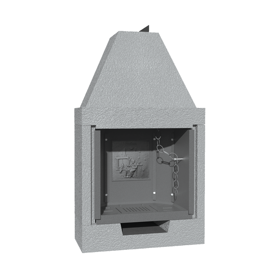 CAMINETTO PREFABBRICATO A LEGNA M 80 TGH MARSICAMIN