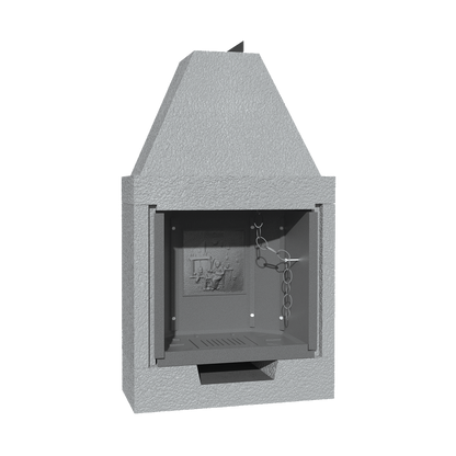 CAMINETTO PREFABBRICATO A LEGNA M 80 TGH MARSICAMIN