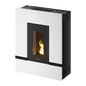 Mithos Plus 14 Ps Metallo Bianco Stufa a Pellet 14 Kw Canalizzata Ad Aria CADEL