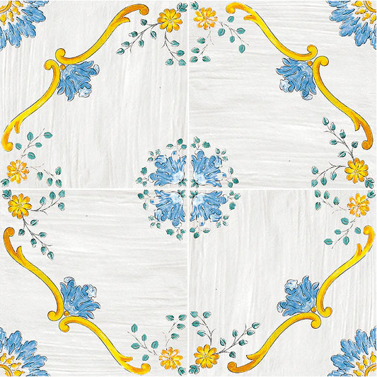 Cotto Mediterraneo Nerano 34x34 Savoia Italia