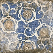 '900 Maioliche 1 Blu 20x20 Ceramiche Mariner