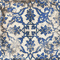 '900 Maioliche 2 Blu 20x20 Ceramiche Mariner
