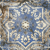 '900 Maioliche 4 Blu 20x20 Ceramiche Mariner