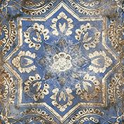 '900 Maioliche 4 Blu 20x20 Ceramiche Mariner