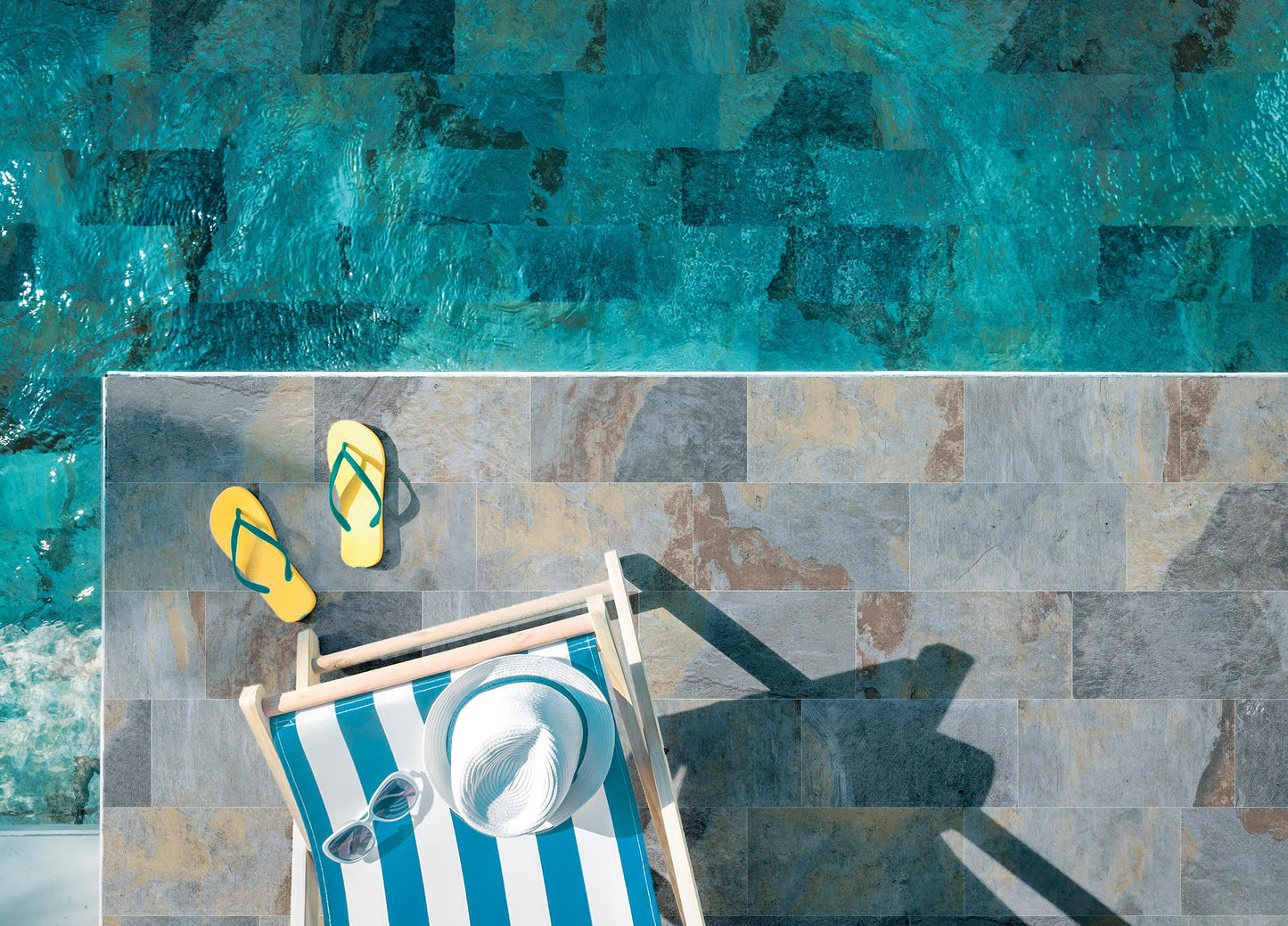 Ocean Fiji Turquoise 15X15 Bordo Nat. Matt Savoia Italia