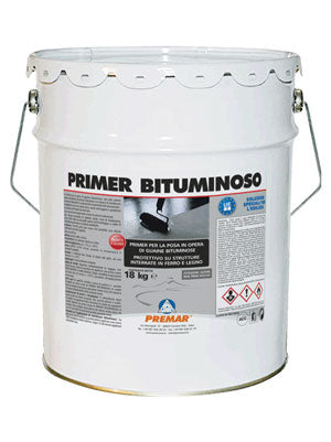 Primer Bituminoso 18 kg Premar – Fondo Consolidante a Solvente per Guaine