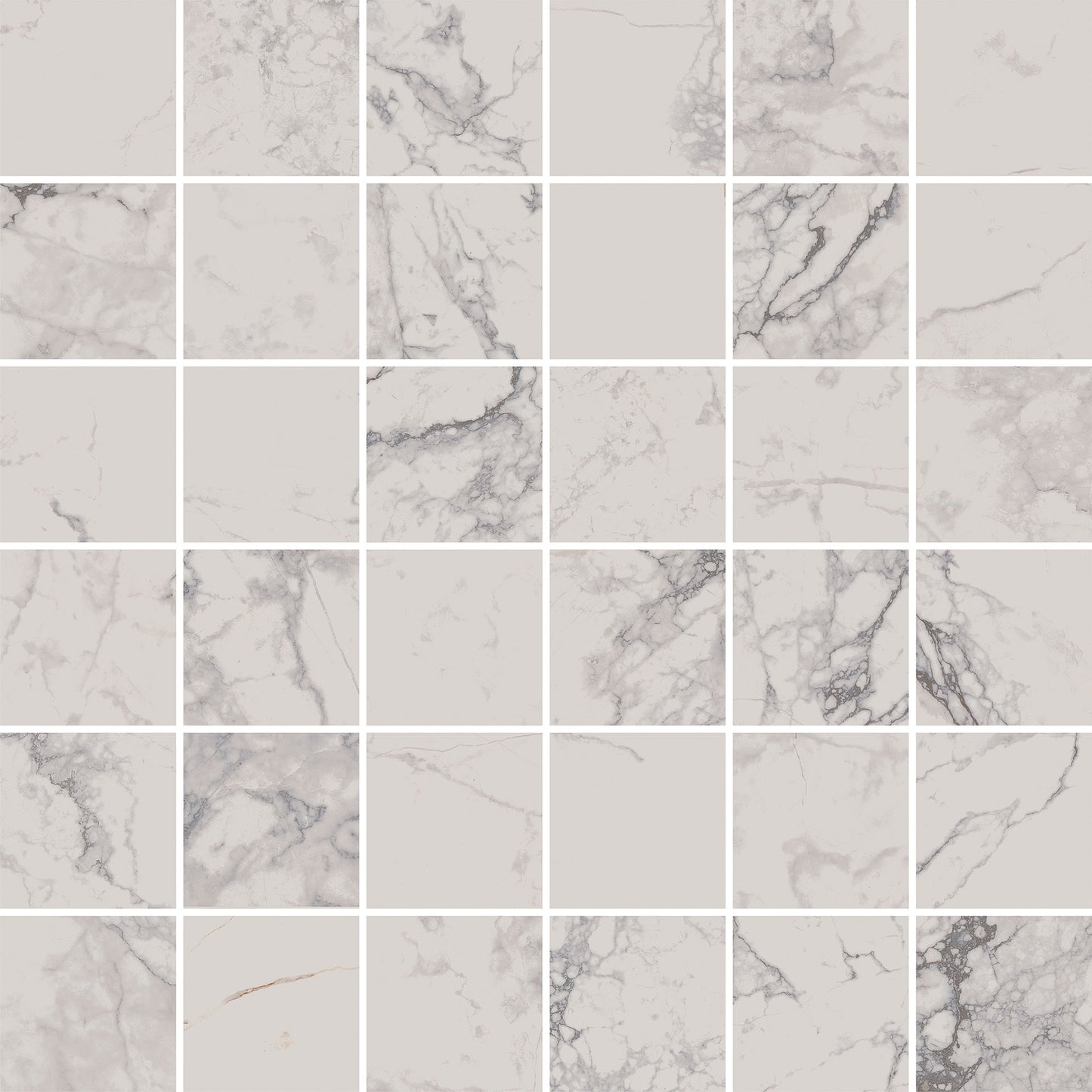 Palazzo Mosaico Bianco Camouflage 30x30 Rettificato Serenissima
