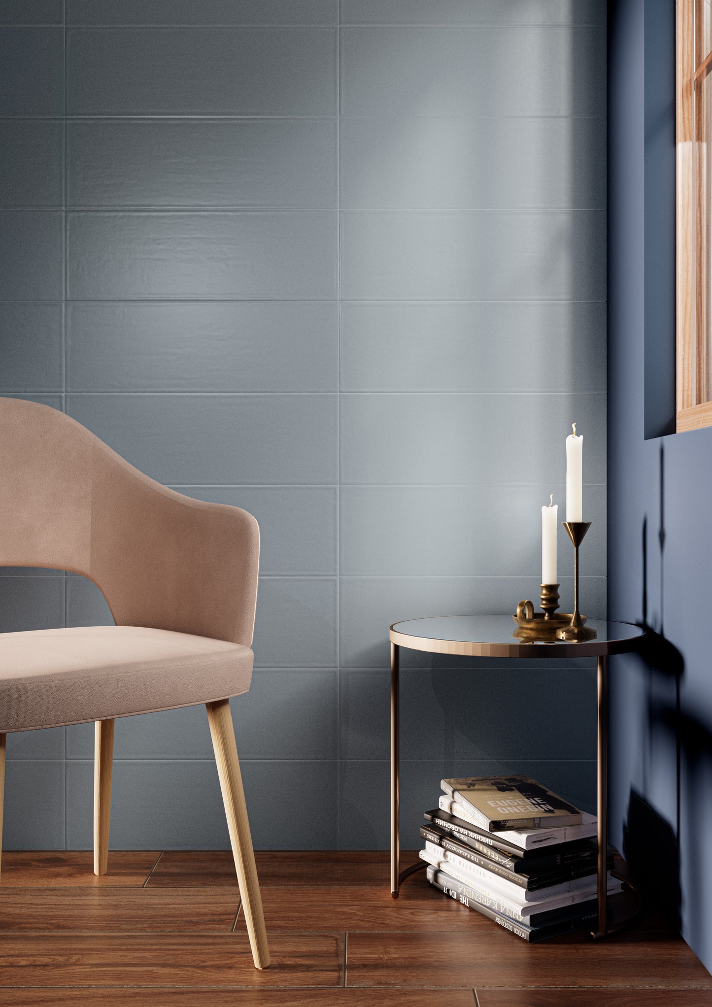 Pastel Denim Matt 20x60 Bordo Nat. Matt Savoia Italia