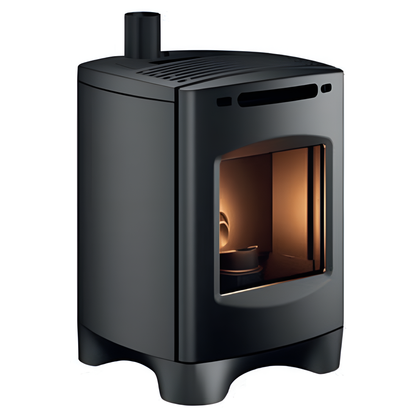 Molo EP Stufa a Pellet Ermetica Ventilata ad Aria 7,7 kW in Ghisa Caminetti Montegrappa
