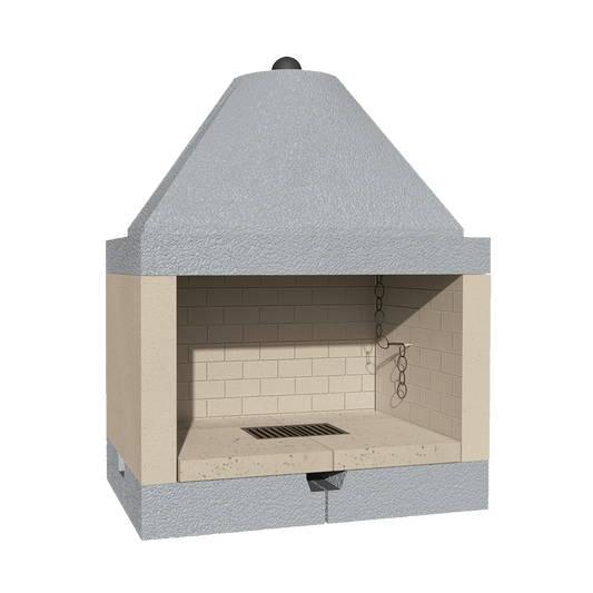 CAMINETTO PREFABBRICATO A LEGNA QR 110 REF MARSICAMIN