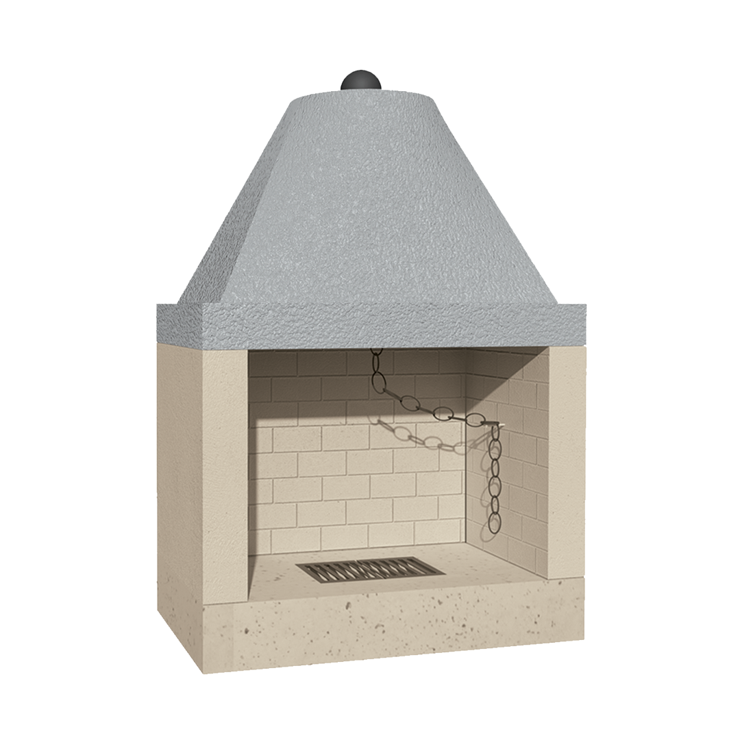 CAMINETTO PREFABBRICATO A LEGNA QR 90 REF MARSICAMIN