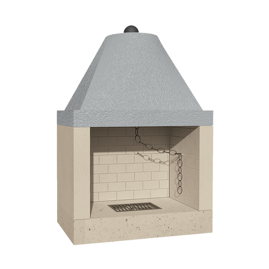 CAMINETTO PREFABBRICATO A LEGNA QR 90 REF MARSICAMIN