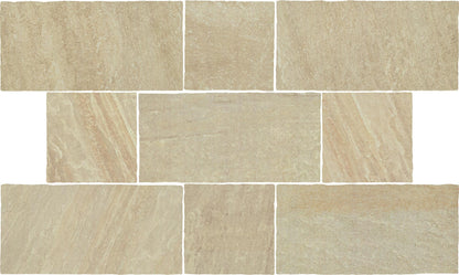 Quarzi Beige 21,6x43,5 Bordo Irr Antislip R11 Savoia Italia