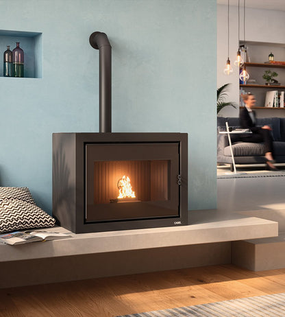 Quasimodo 9 Stufa a Pellet 9,3 Kw Ad Aria CADEL