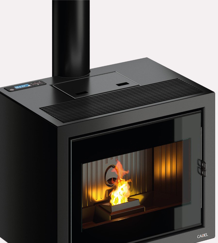 Quasimodo 9 Stufa a Pellet 9,3 Kw Ad Aria CADEL