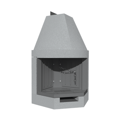 CAMINETTO PREFABBRICATO A LEGNA ROT 100 TGH MARSICAMIN