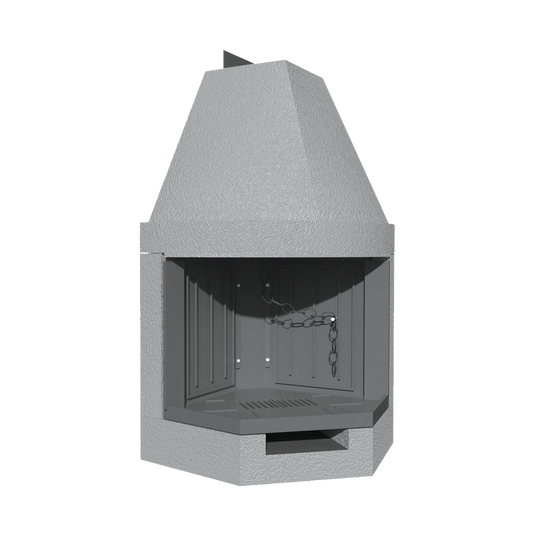 CAMINETTO PREFABBRICATO A LEGNA ROT 100 TGH MARSICAMIN