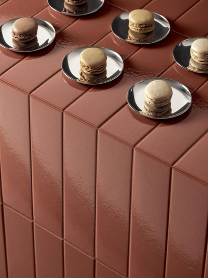 FOREVER COLOR HIGH GLOSS RED 6X25 CIR CERAMICHE