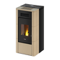 River Idro 18 Idrotech Maiolica Avorio Stufa a Pellet 17,7 Kw Idro CADEL