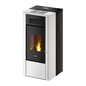 River Idro 24 Idrotech Metallo Bianco Stufa a Pellet 24,2 Kw Idro CADEL
